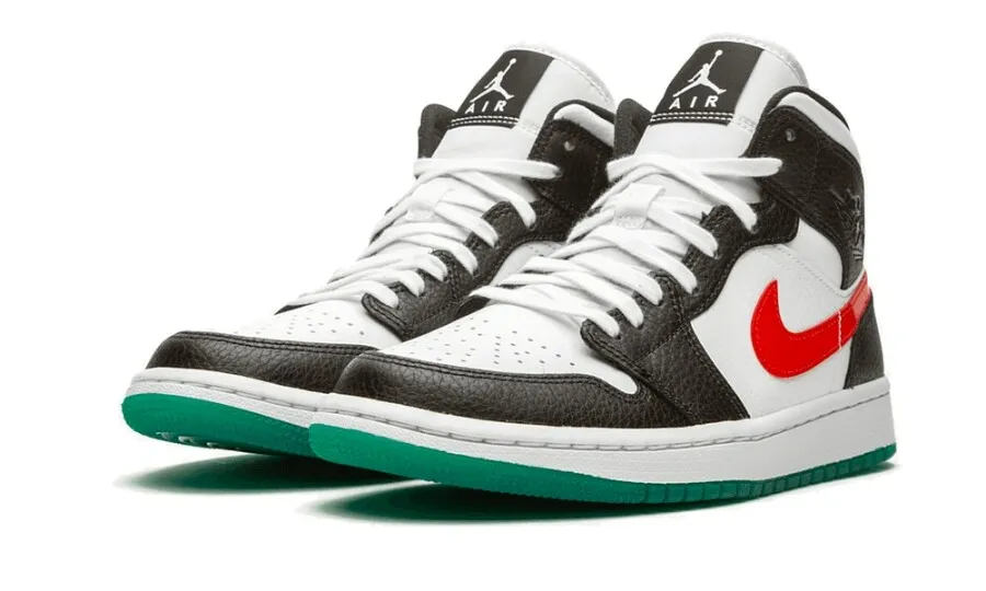 Jordan 1 Mid Alternate Swooshes Red Yellow (W)