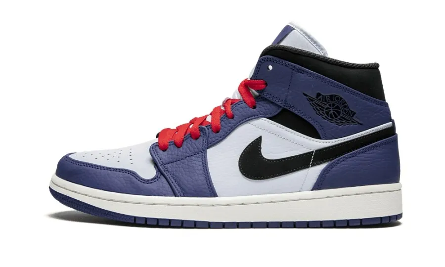 Jordan 1 Mid Deep Royal Blue Black