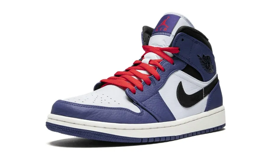 Jordan 1 Mid Deep Royal Blue Black