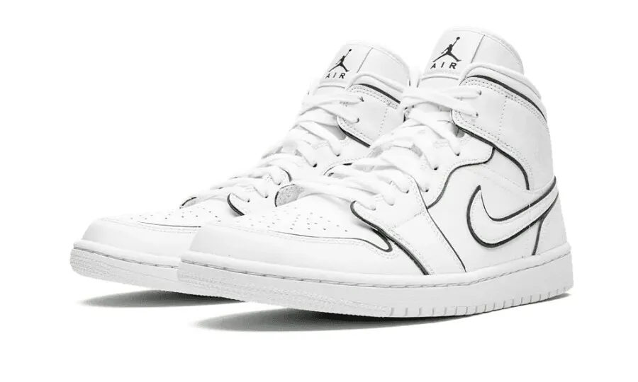Jordan 1 Mid Iridescent Reflective White (W)
