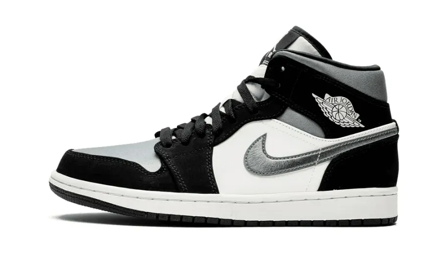 Jordan 1 Mid Satin Grey Toe