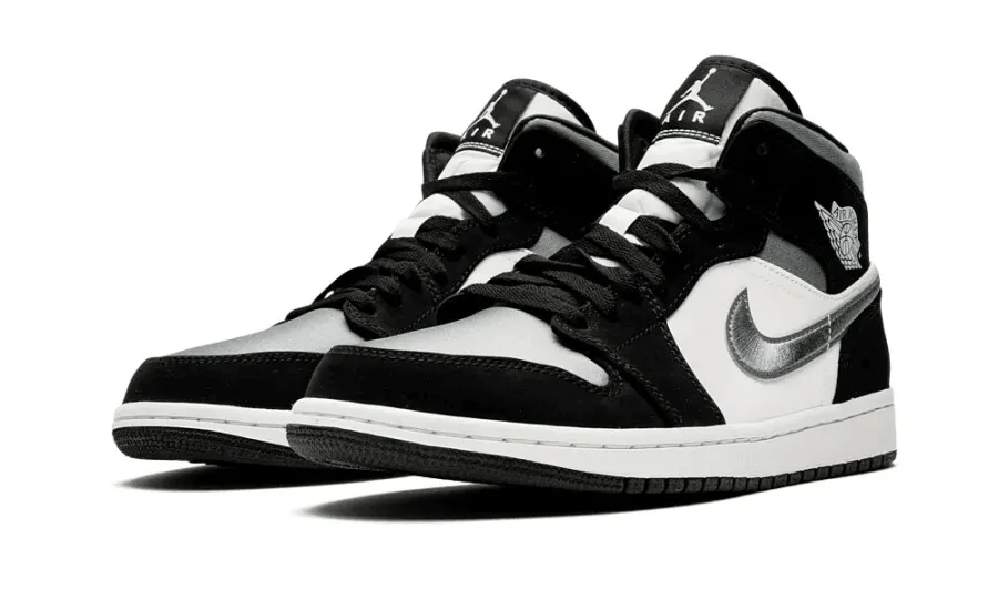 Jordan 1 Mid Satin Grey Toe