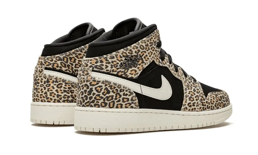 Jordan 1 Mid SE Leopard (GS)