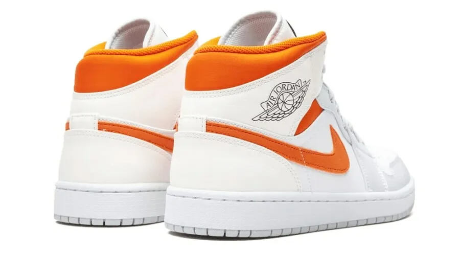 Jordan 1 Mid Starfish Pure Platinum