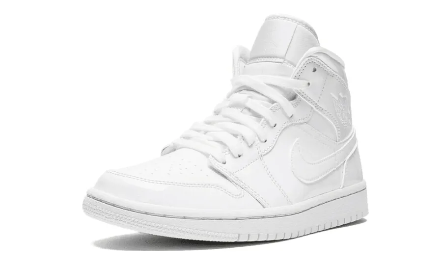 Jordan 1 Mid Triple White (W)