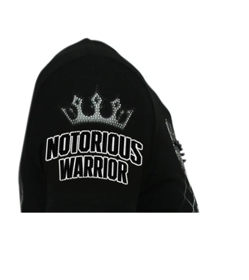 KING NOTORIOUS  CAMISETA SLIM FIT HOMBRES  6324Z  NEGRO