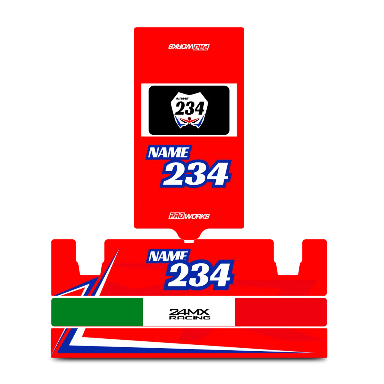 Kit de Adhesivos 24MX para Caja de Herramientas X2 RR 