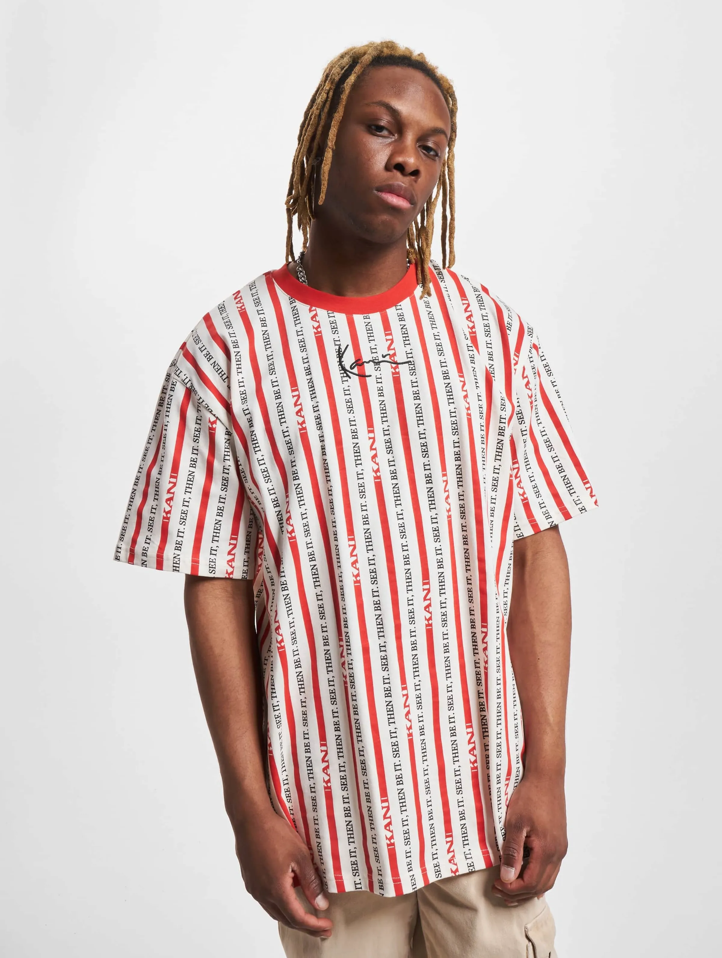 KK Small Signature Logo Stripe