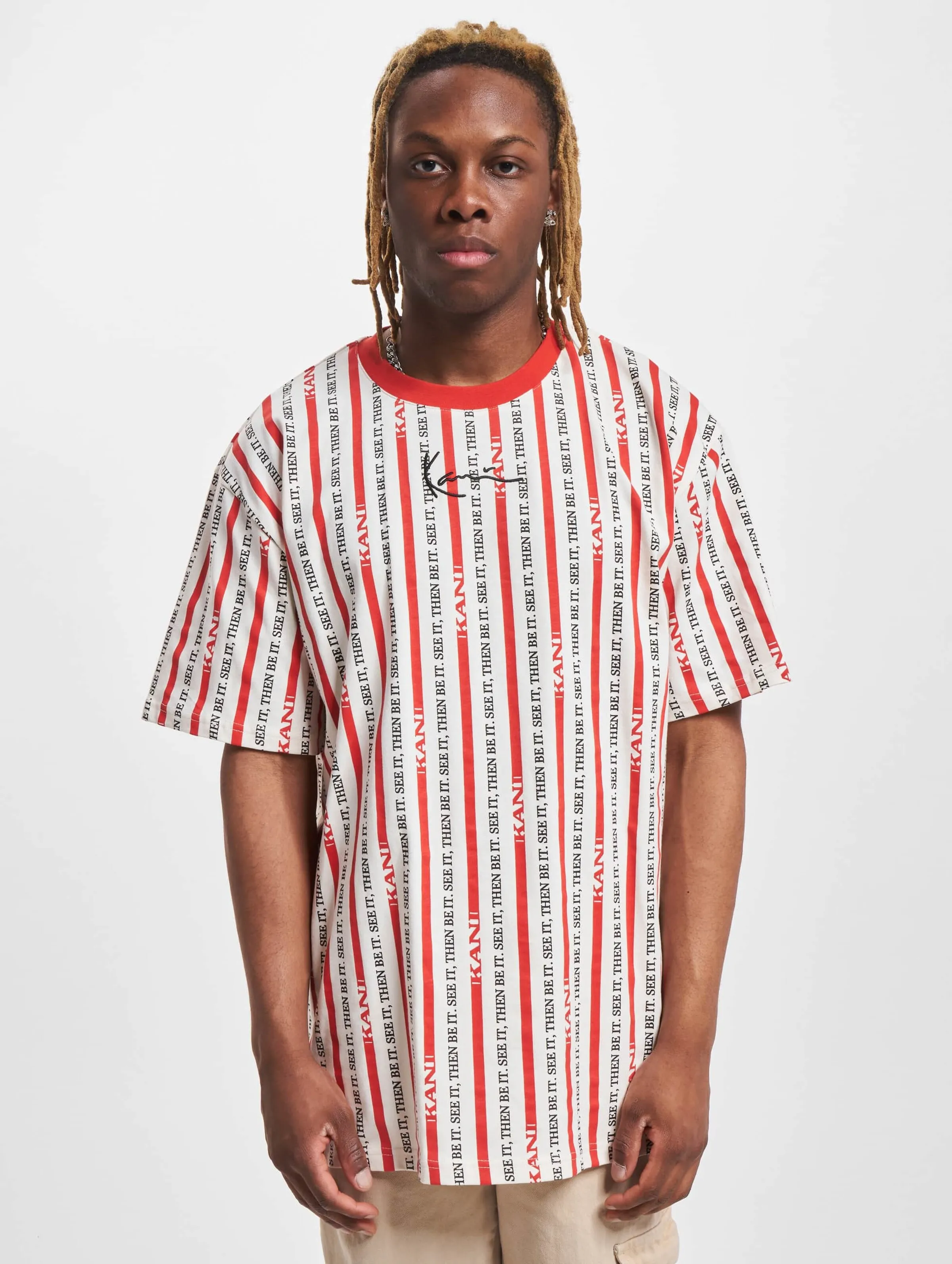 KK Small Signature Logo Stripe
