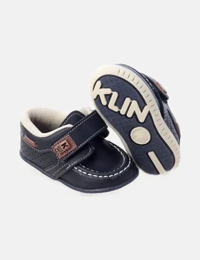 Kling Zapatos azul marino velcro