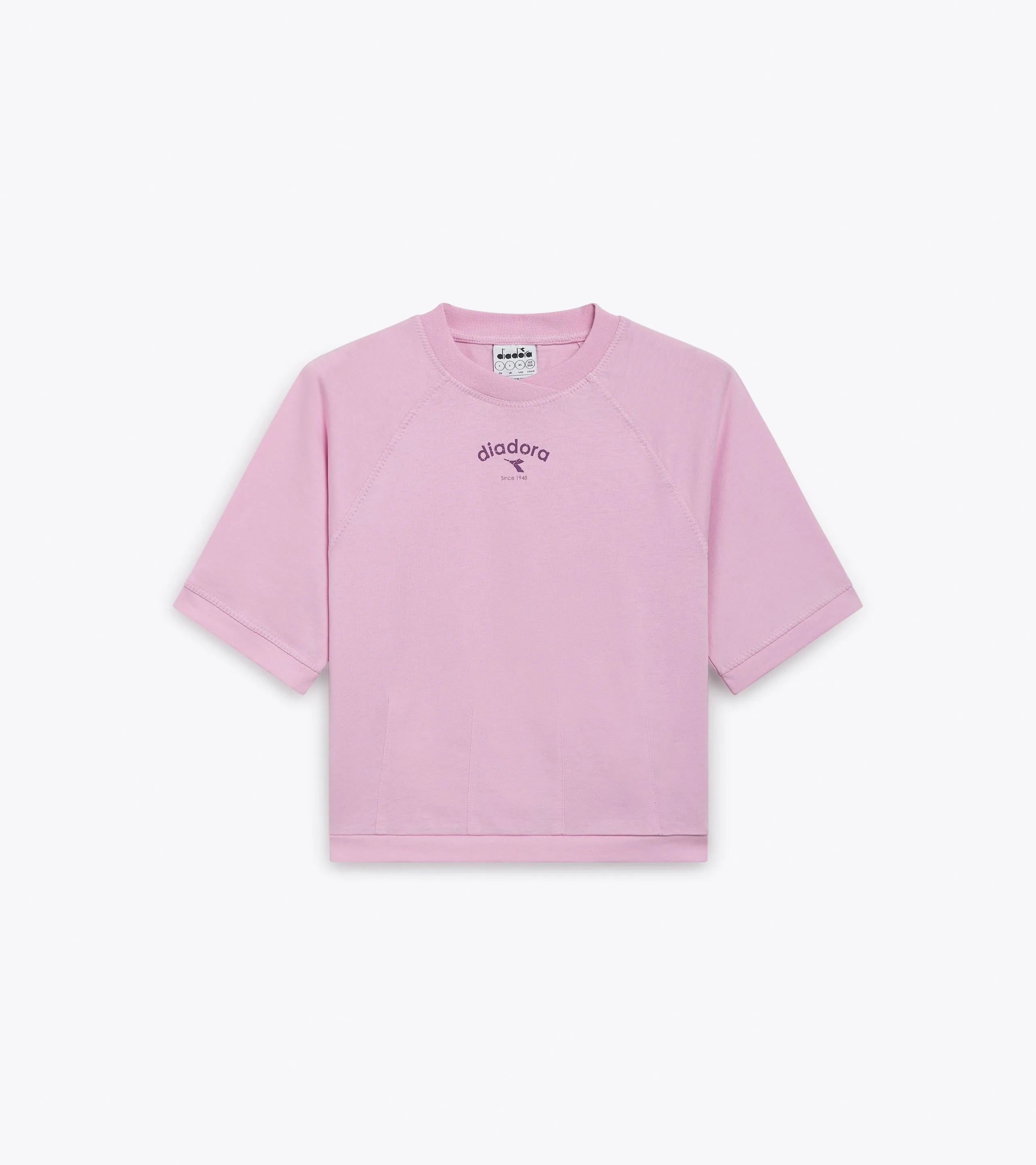 L. TSHIRT SS ATHL. LOGO CAMISETA  CORTE BOXY  MUJER