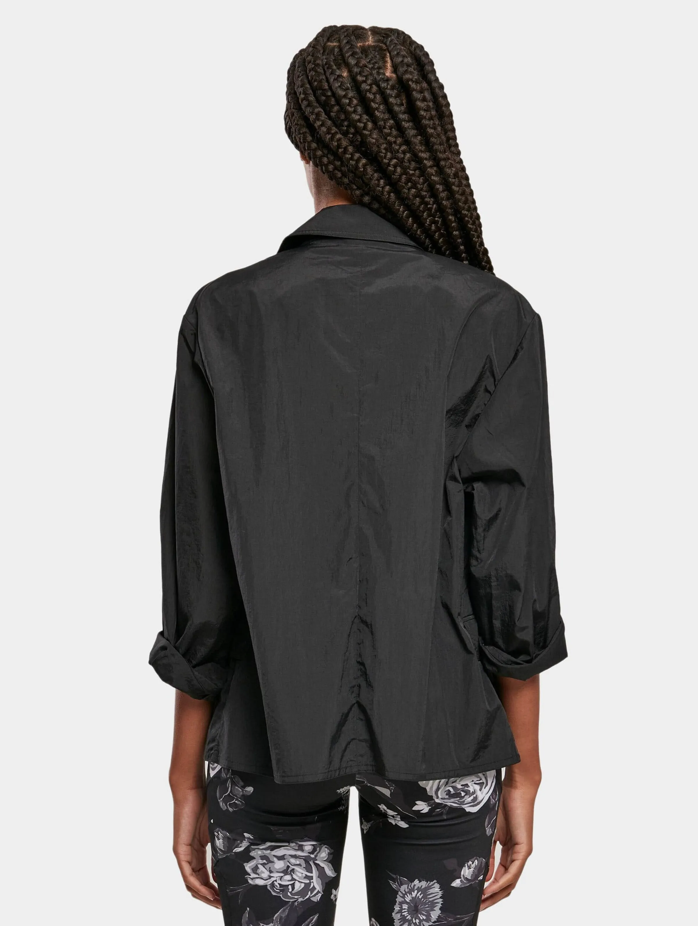 Ladies Oversized Crinkle Nylon