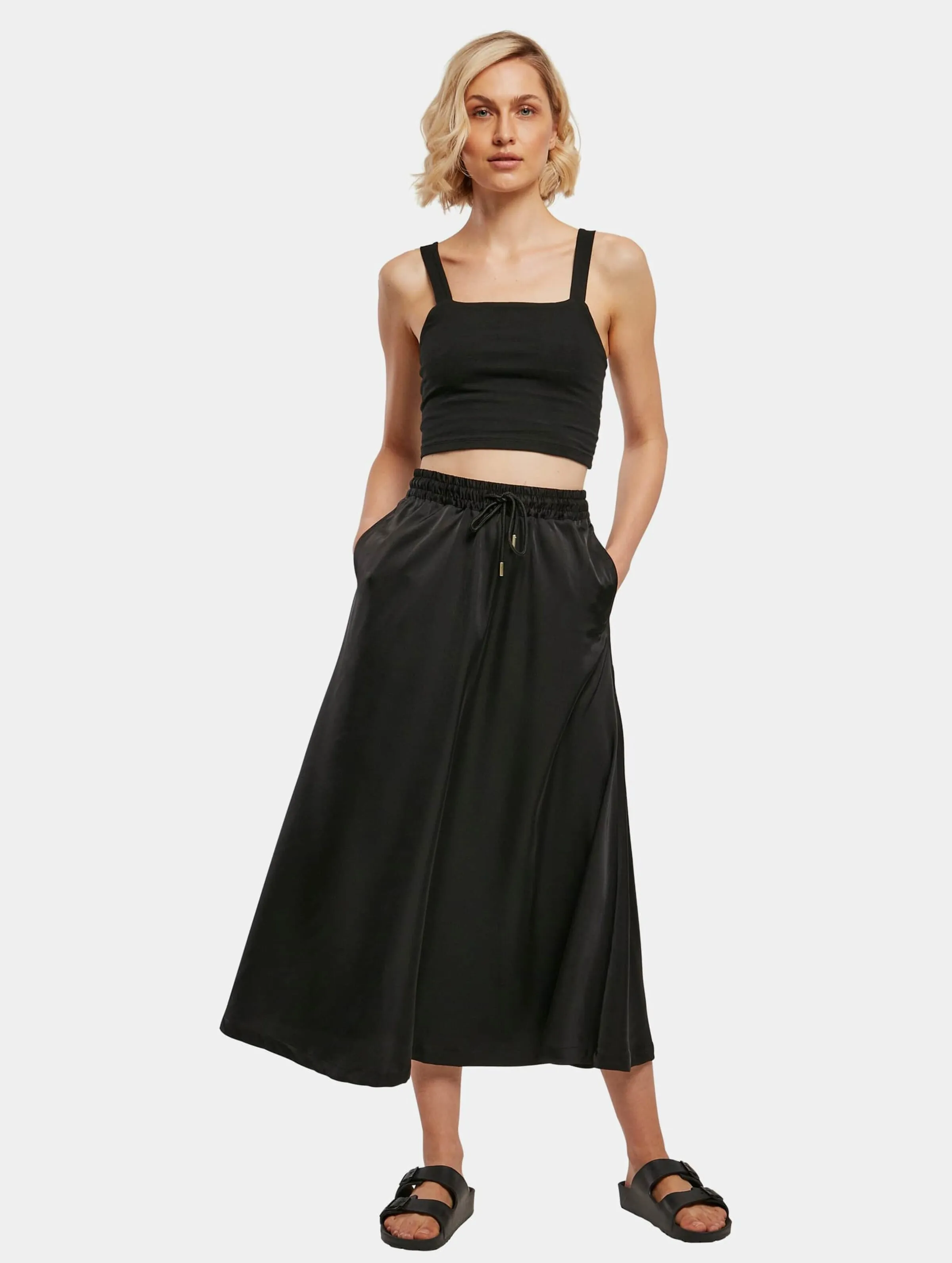 Ladies Satin Midi