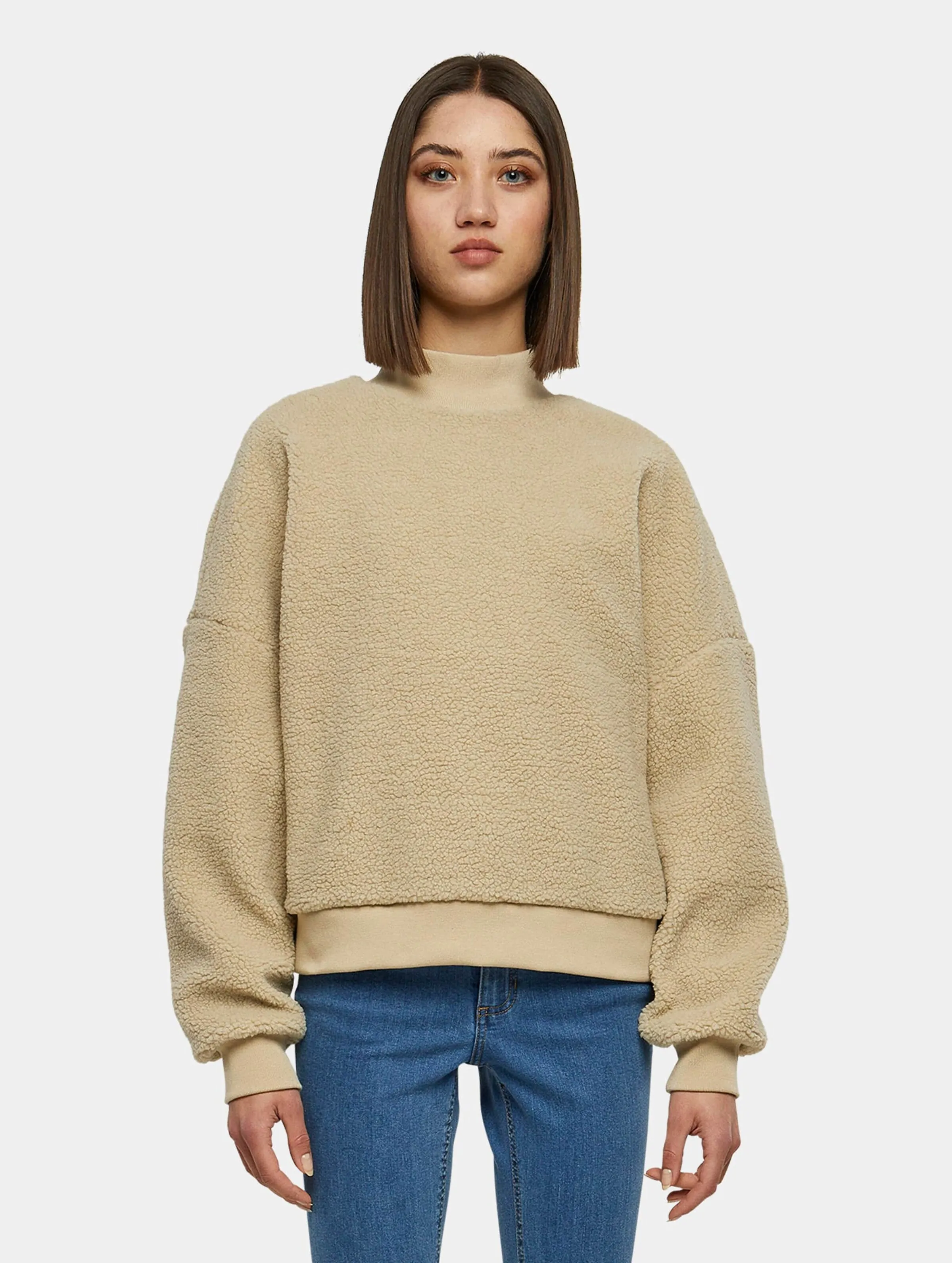 Ladies Sherpa Crewneck