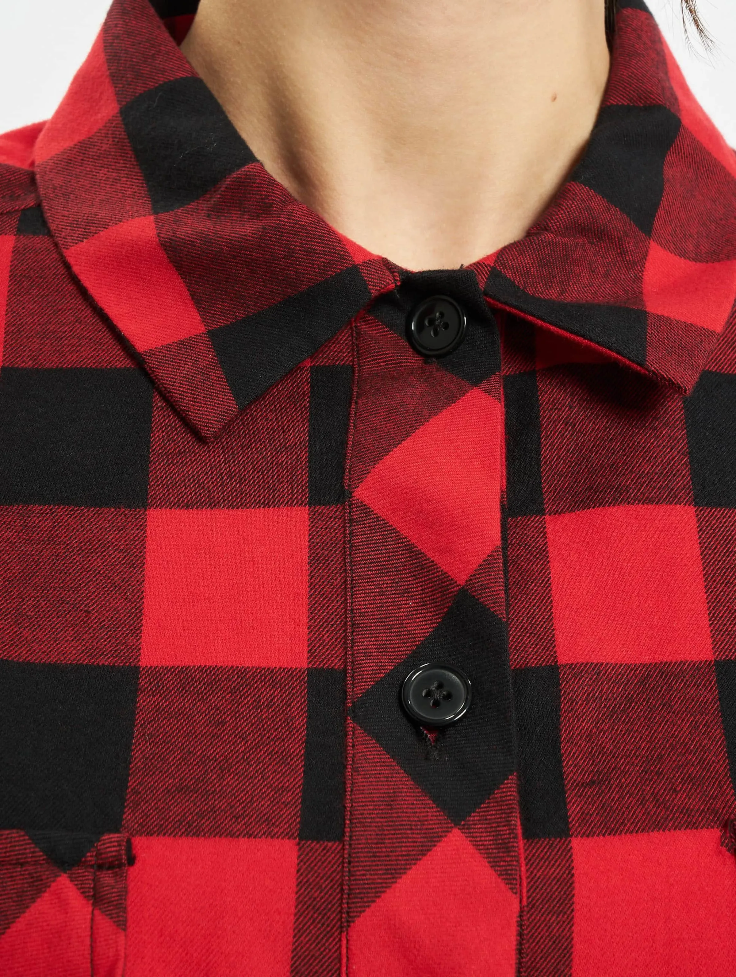 Ladies Short Oversized Check