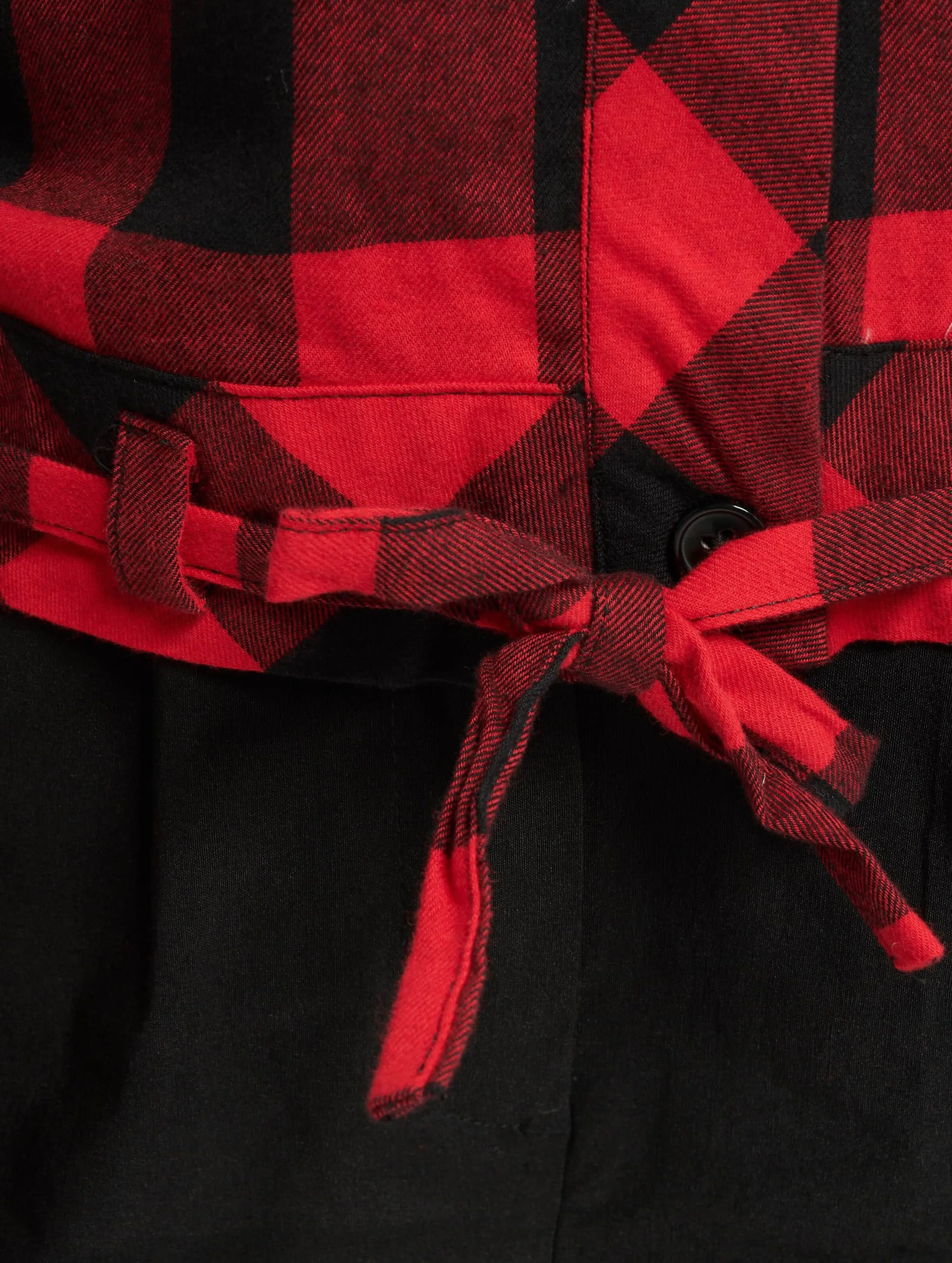 Ladies Short Oversized Check