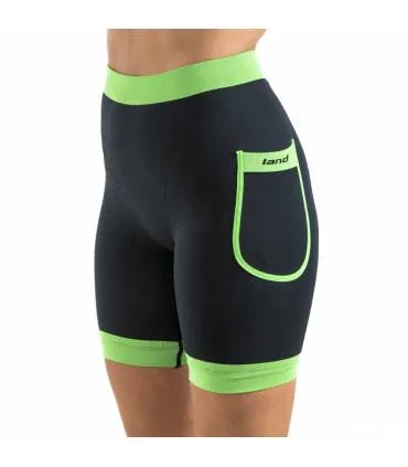 LAND NYENE Malla mujer color negro/verde