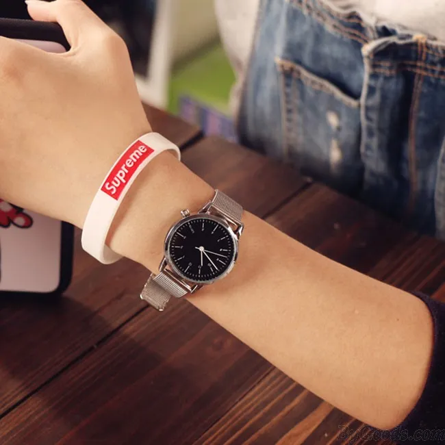 Leisure Women Retro Simple Couple Student Big Dial Watch