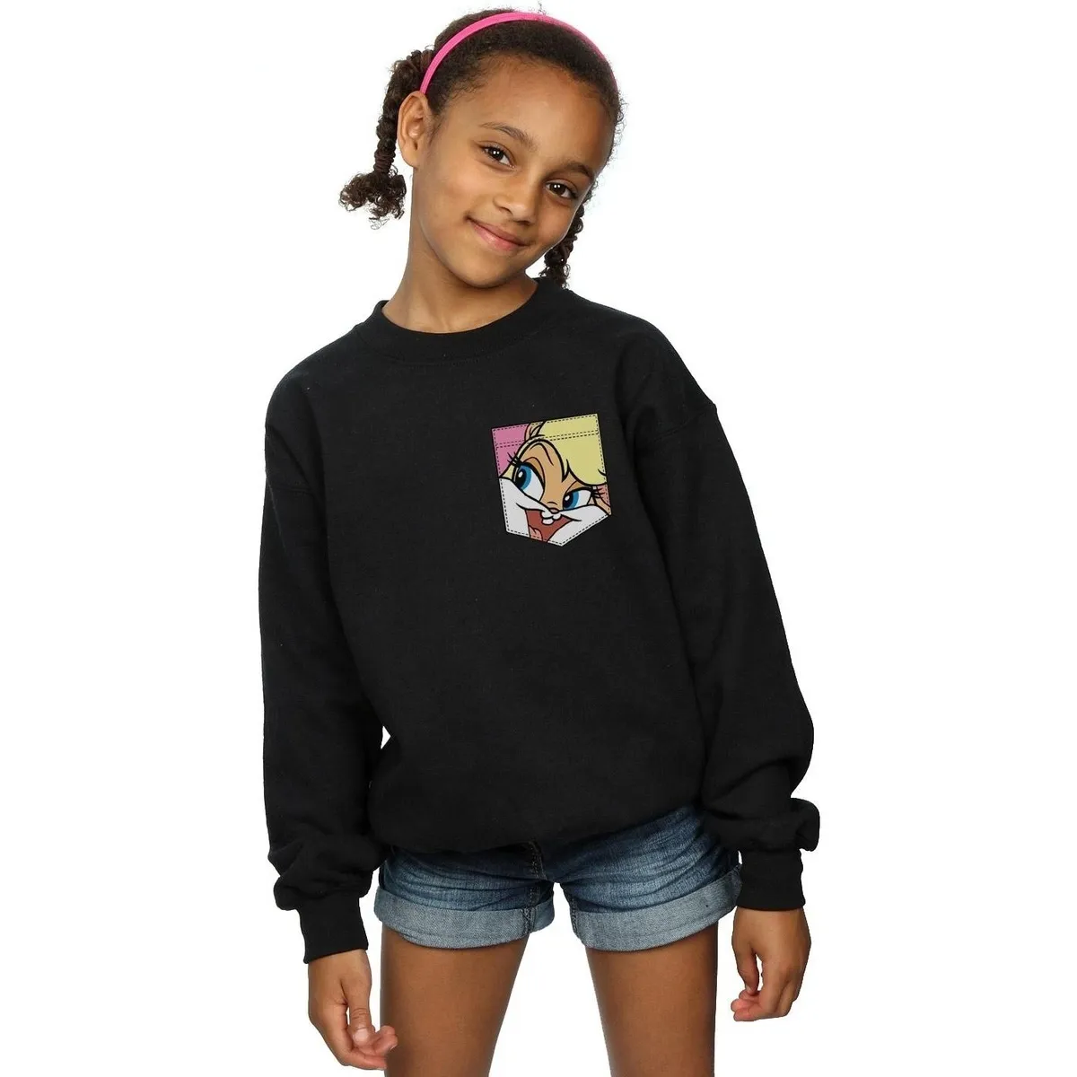 Lola Bunny Face Faux Pocket