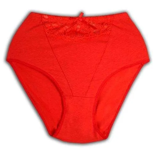 Lote de lencería. Bragas Rojas Ref. 1082 Tallas Grandes