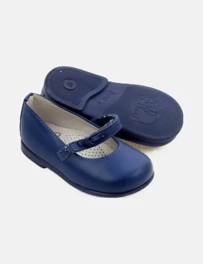 Luesitos Zapatos lazo azul marino