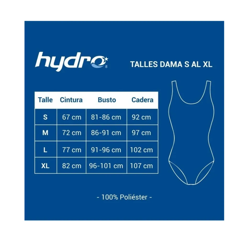 MALLA DAMA SOLID HYDRO AZUL  MSOLID