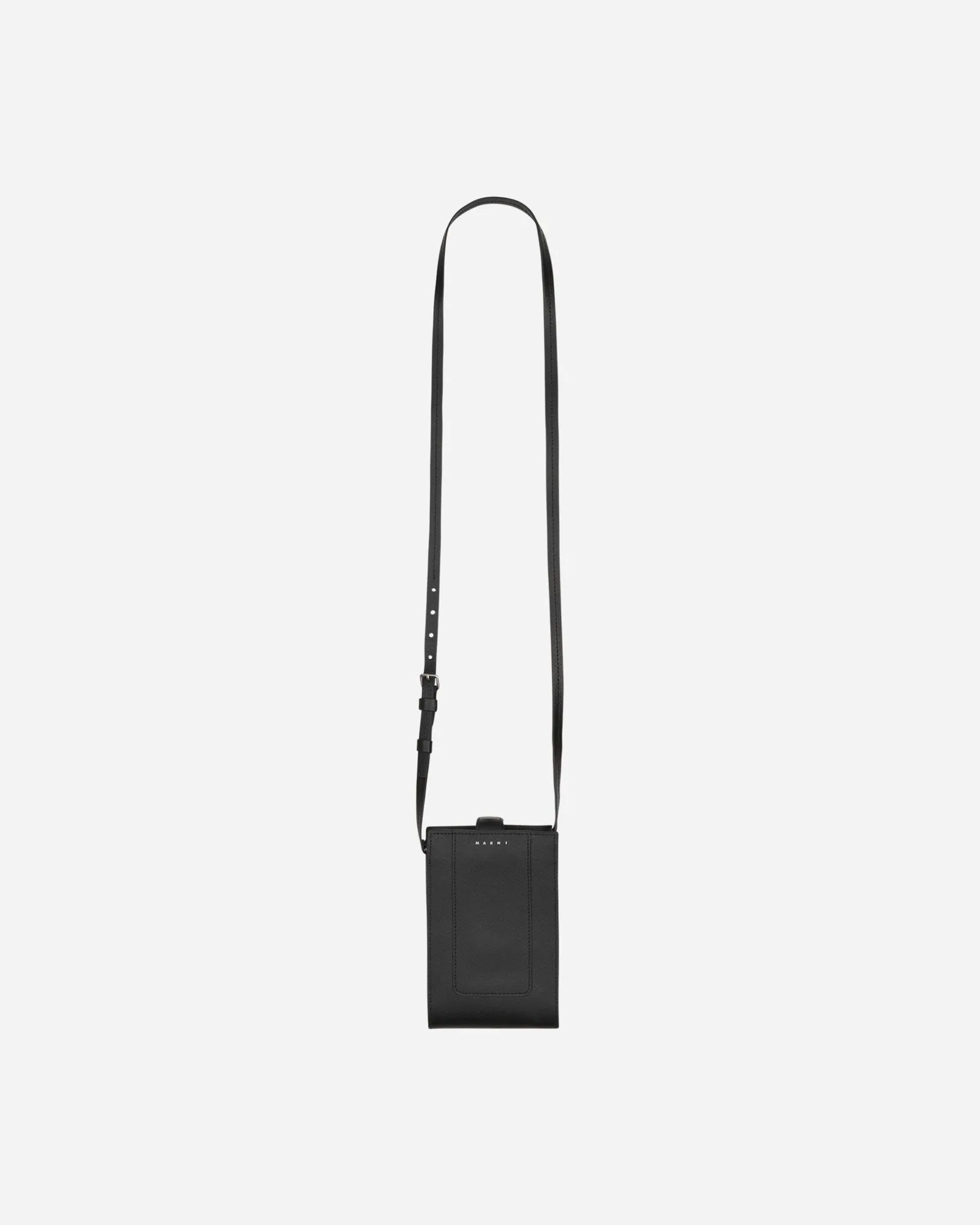 Marni Leather Phone Case Black