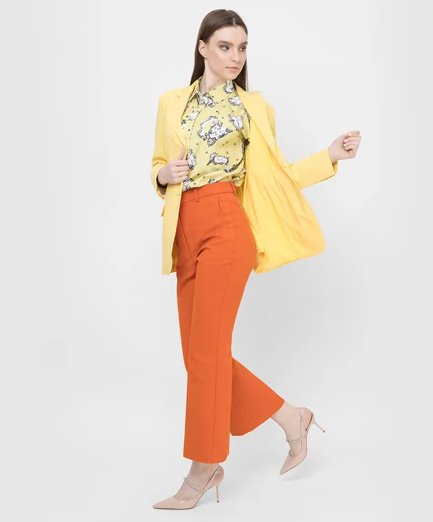 Max Mara Sportmax Orange Palmizi Pants