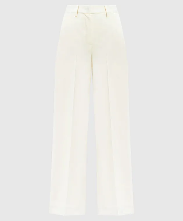 Max Mara Weekend Beige pants VERDUN made of wool