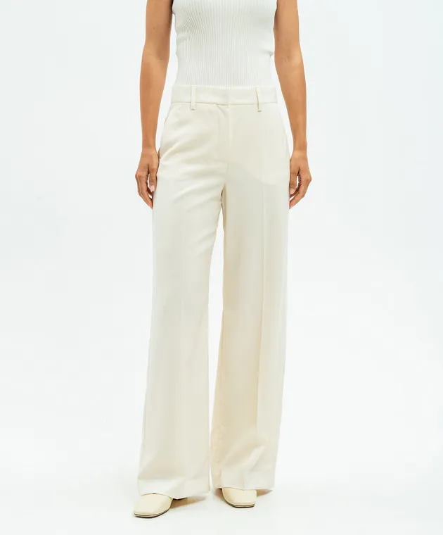 Max Mara Weekend Beige pants VERDUN made of wool