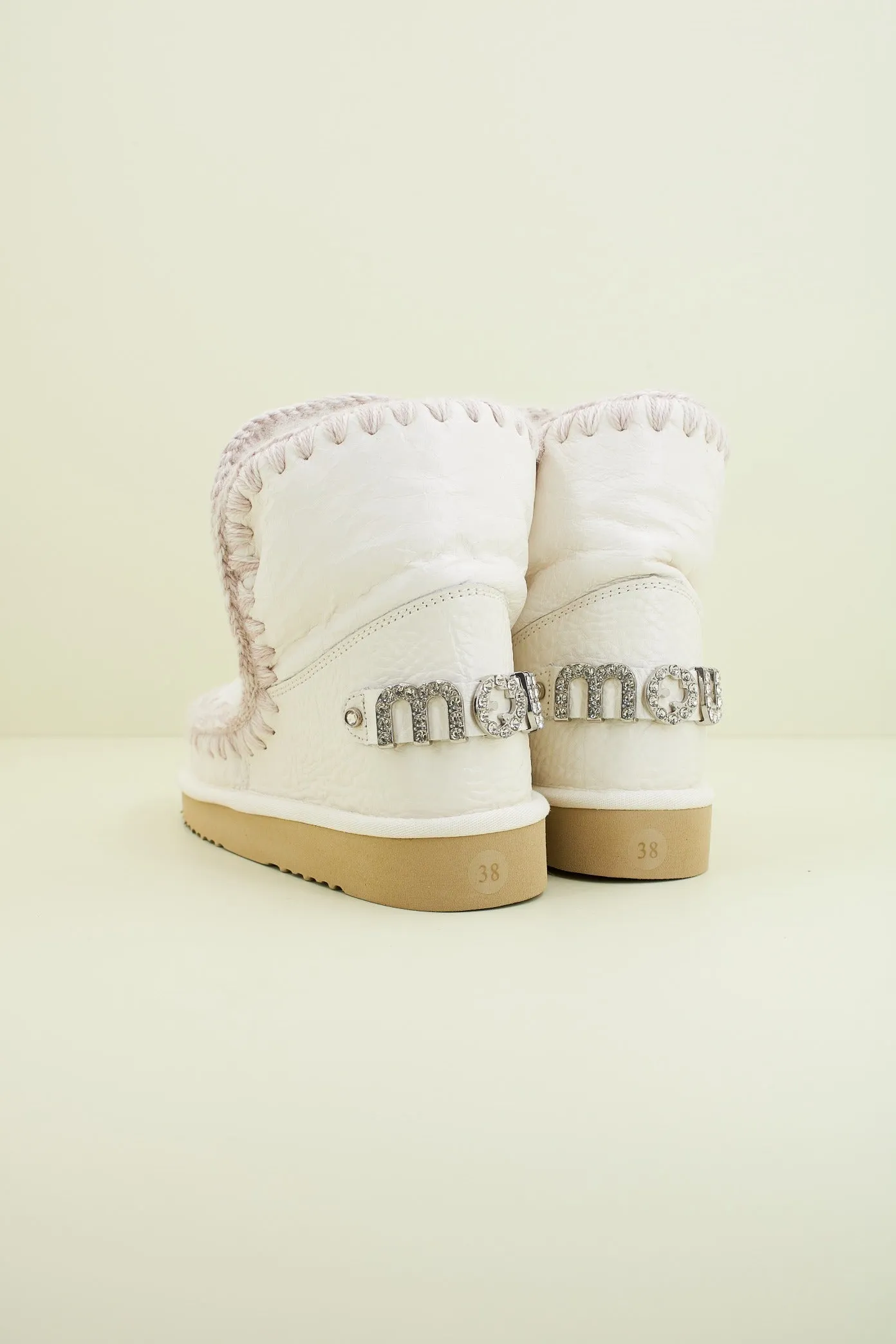 MOU ESKIMO 18 WHITH RHINESTONES LOGO