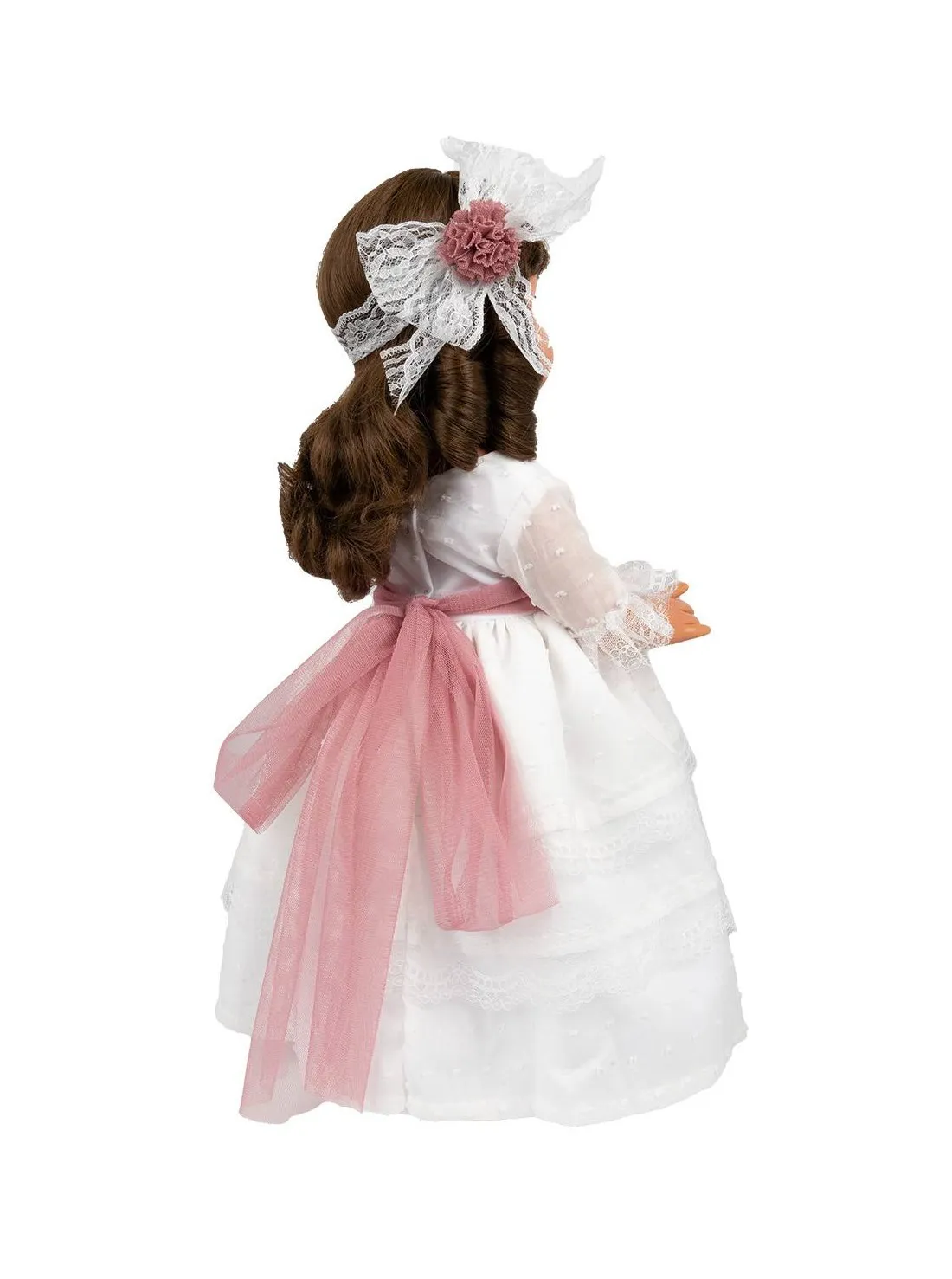 MUñECA MARIQUITA PéREZ COMUNIóN MORENA  VINILO 50CM.