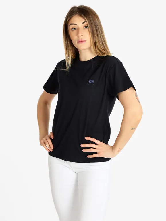 Napapijri S NINA Camiseta de mujer de manga corta con logo