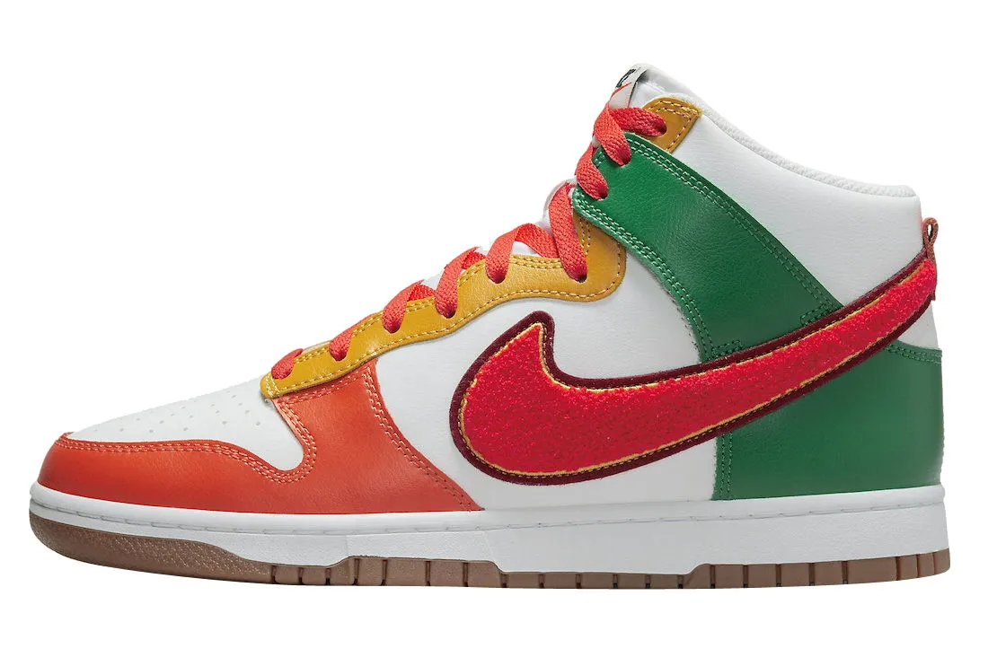 Nike Dunk High University "Chenille Swoosh"