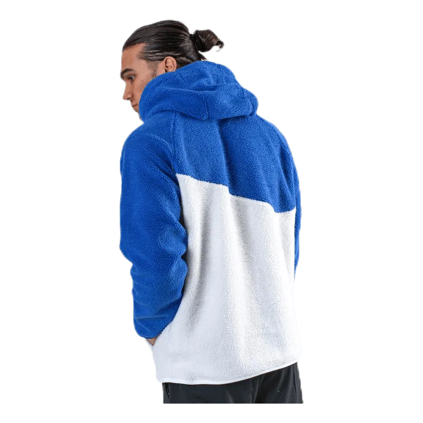 Nike Swoosh Hoodie Fleece Blue/White