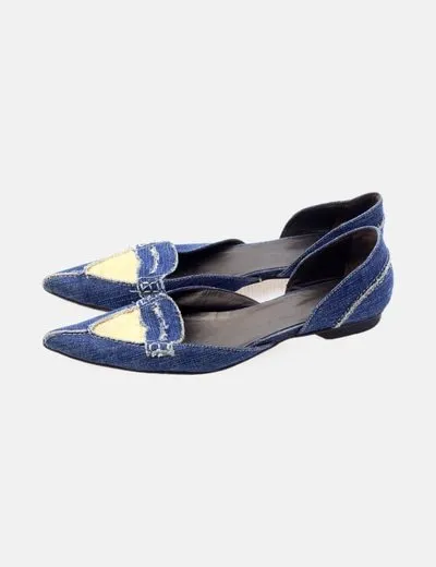 NoName Zapato azul denim
