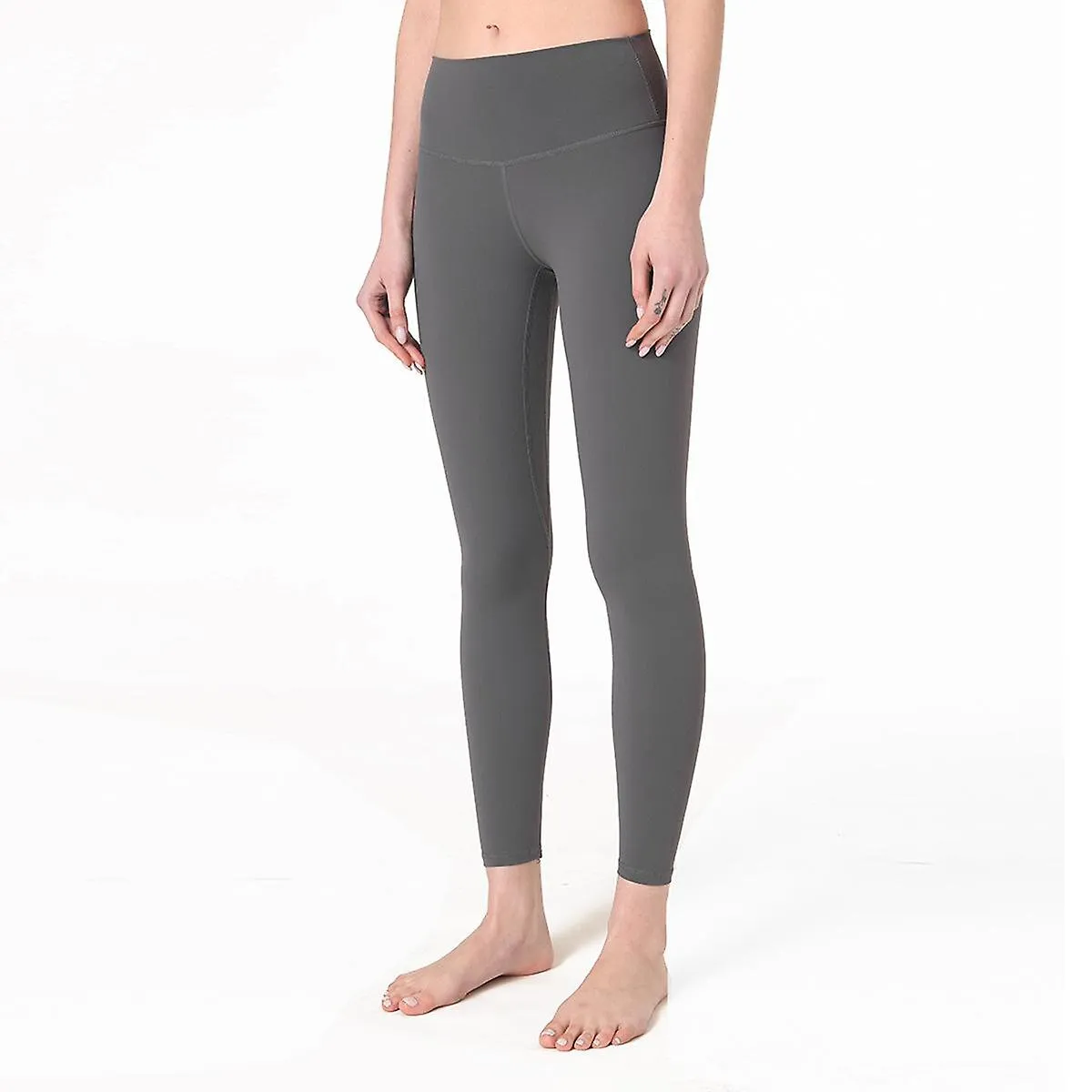 Nude Yoga Pants Women's High Waist Hip Lifting Running Tight Elastic Feet Sports Fitness Pants