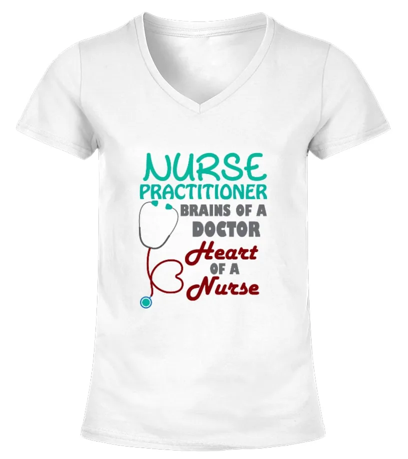 Nurse Practitioner Camiseta cuello pico Mujer