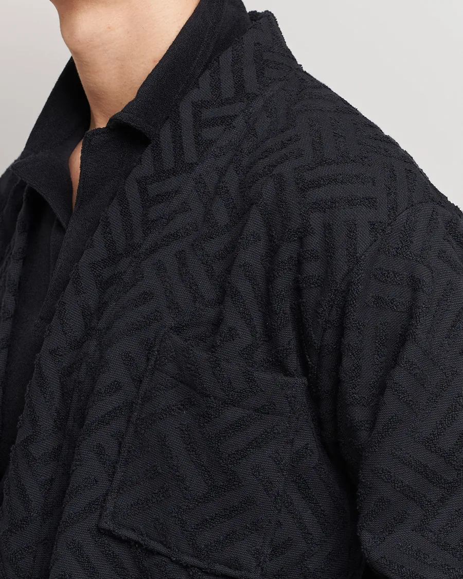 OAS Terry Robe Black Crossroad