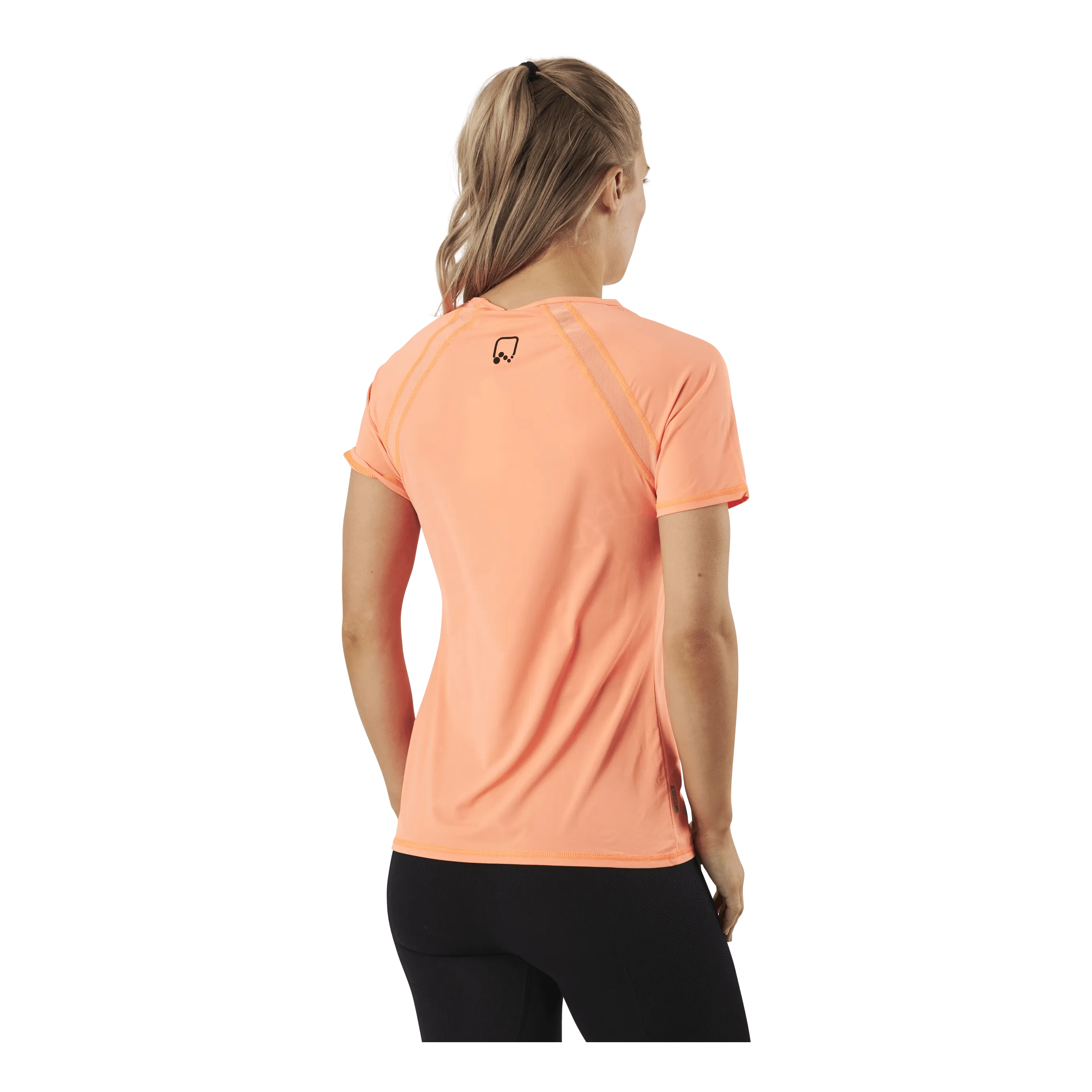 ONLY PLAY PERFORMANCE TRAINING SS VNECK  TEE YELLOW