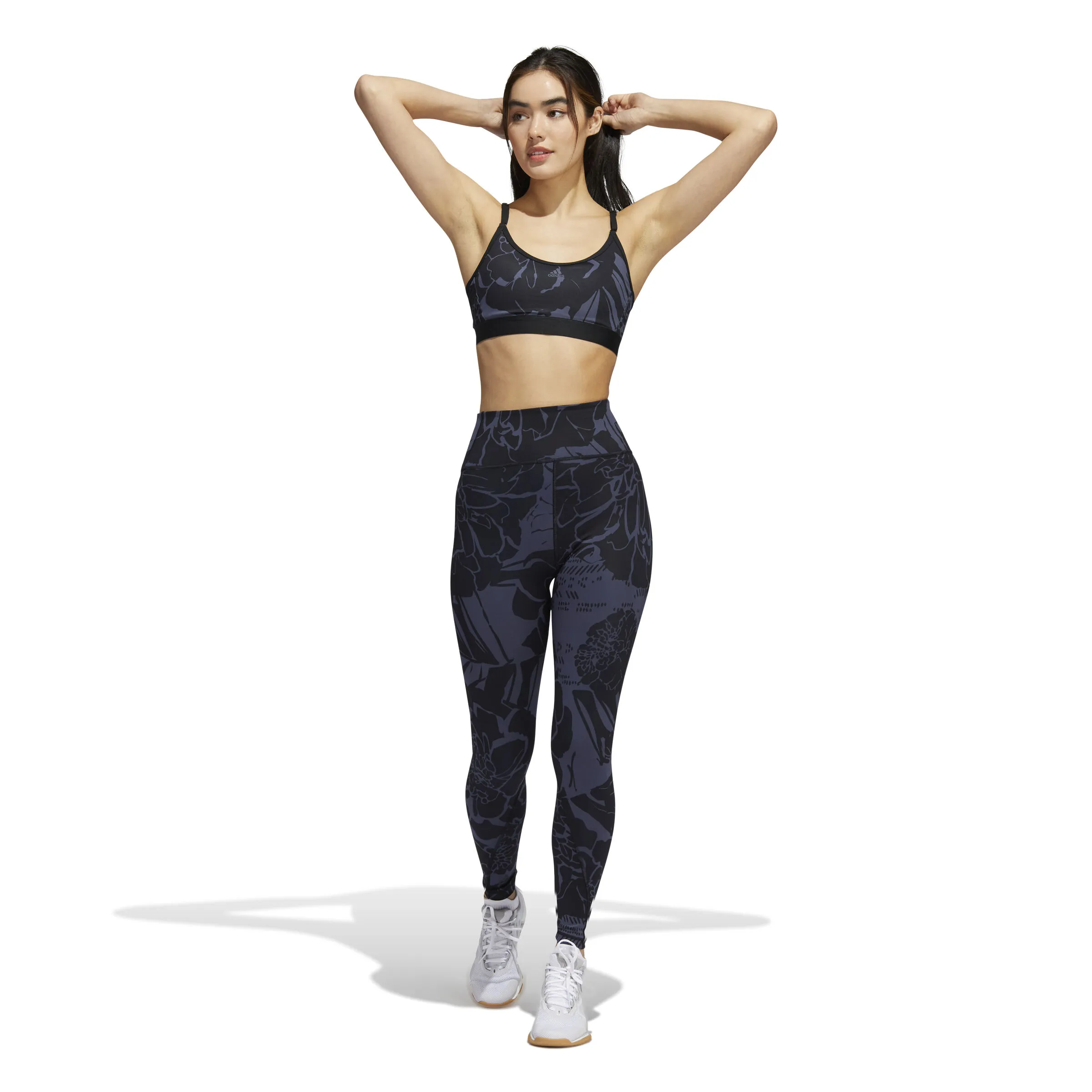 Optime Flower 7/8 Malla Mujeres
