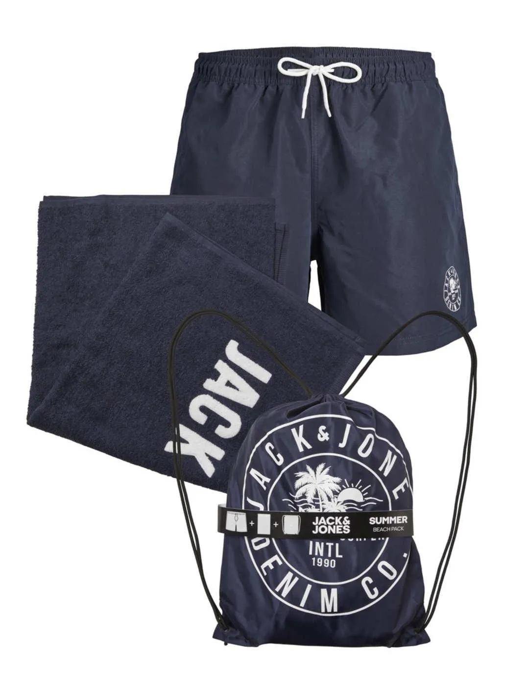 Pack bañador Jack&Jones Beach azul marino para hombre