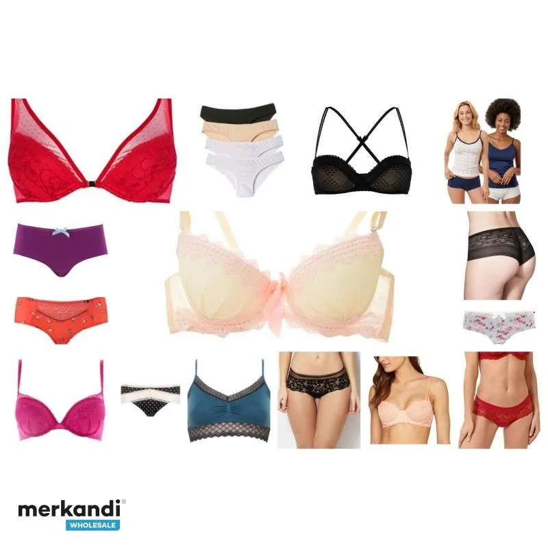 Pack Mayorista de Lencería Femenina: Variedad en Tallas y Estilos