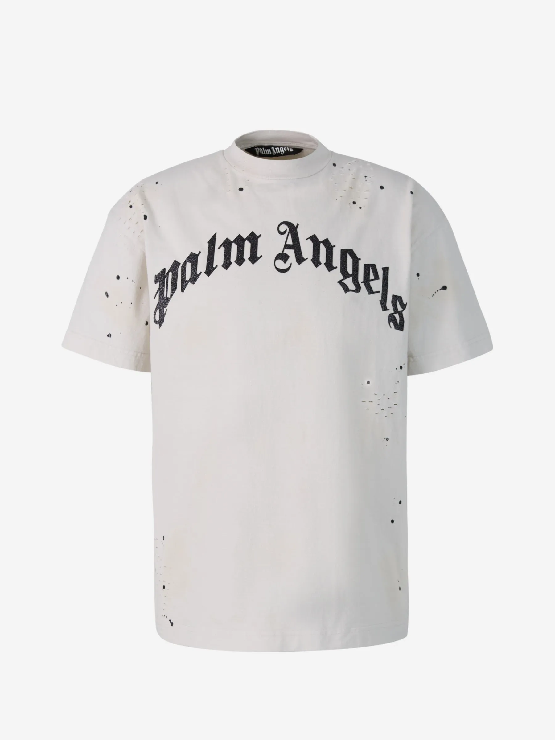 Palm Angels Camiseta Logo Glitter