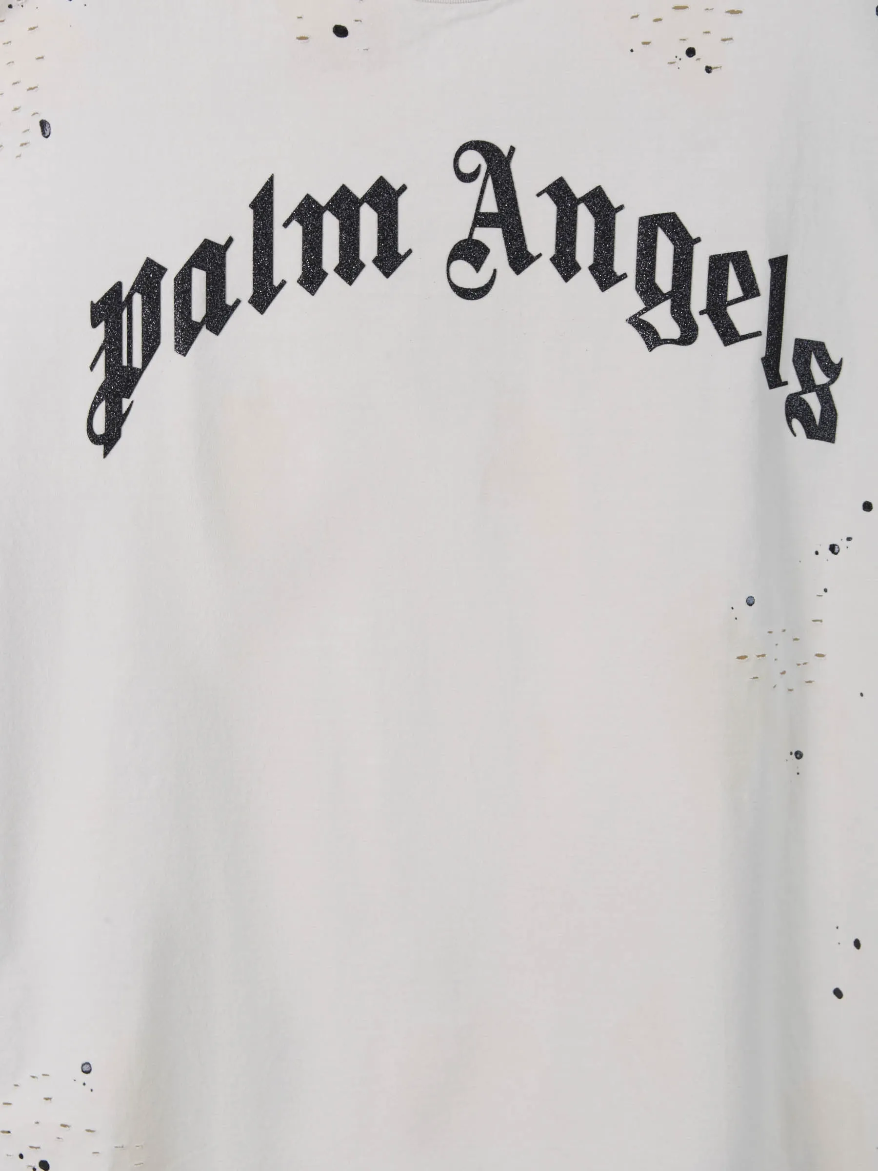 Palm Angels Camiseta Logo Glitter