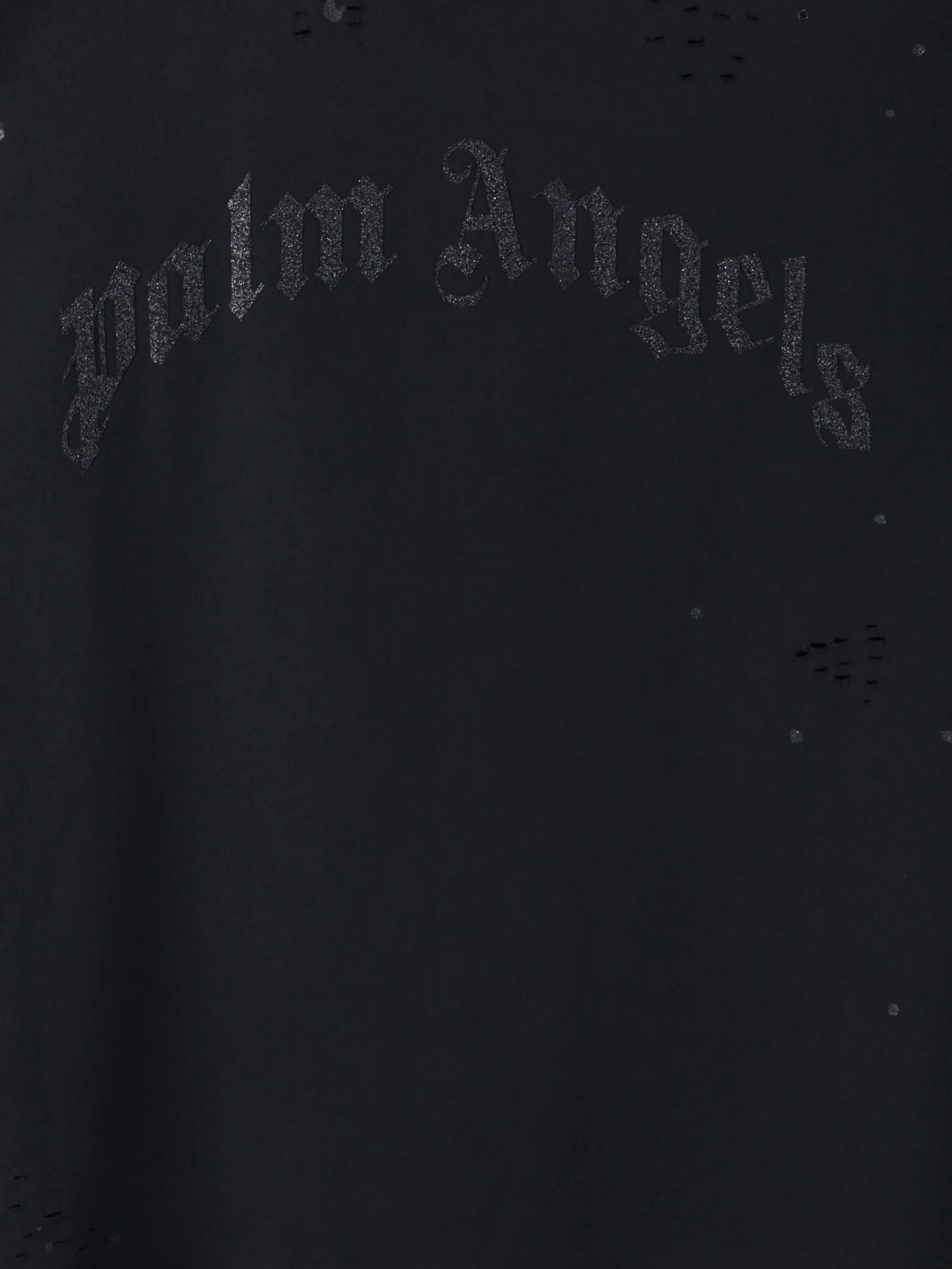 Palm Angels Camiseta Logo Glitter