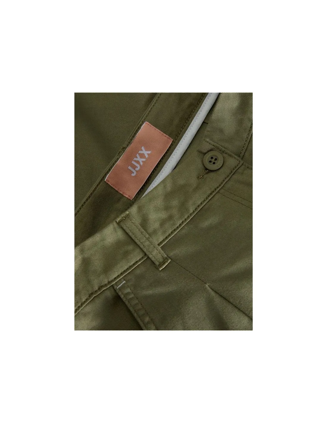 Pantalones Jack & Jones Jxmaddy Rlx Ctn Hw Verde