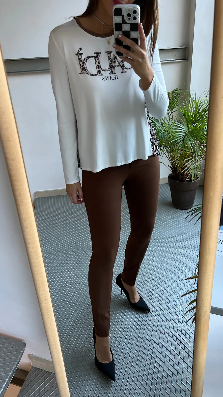 Pantalón Brown Tiro Alto