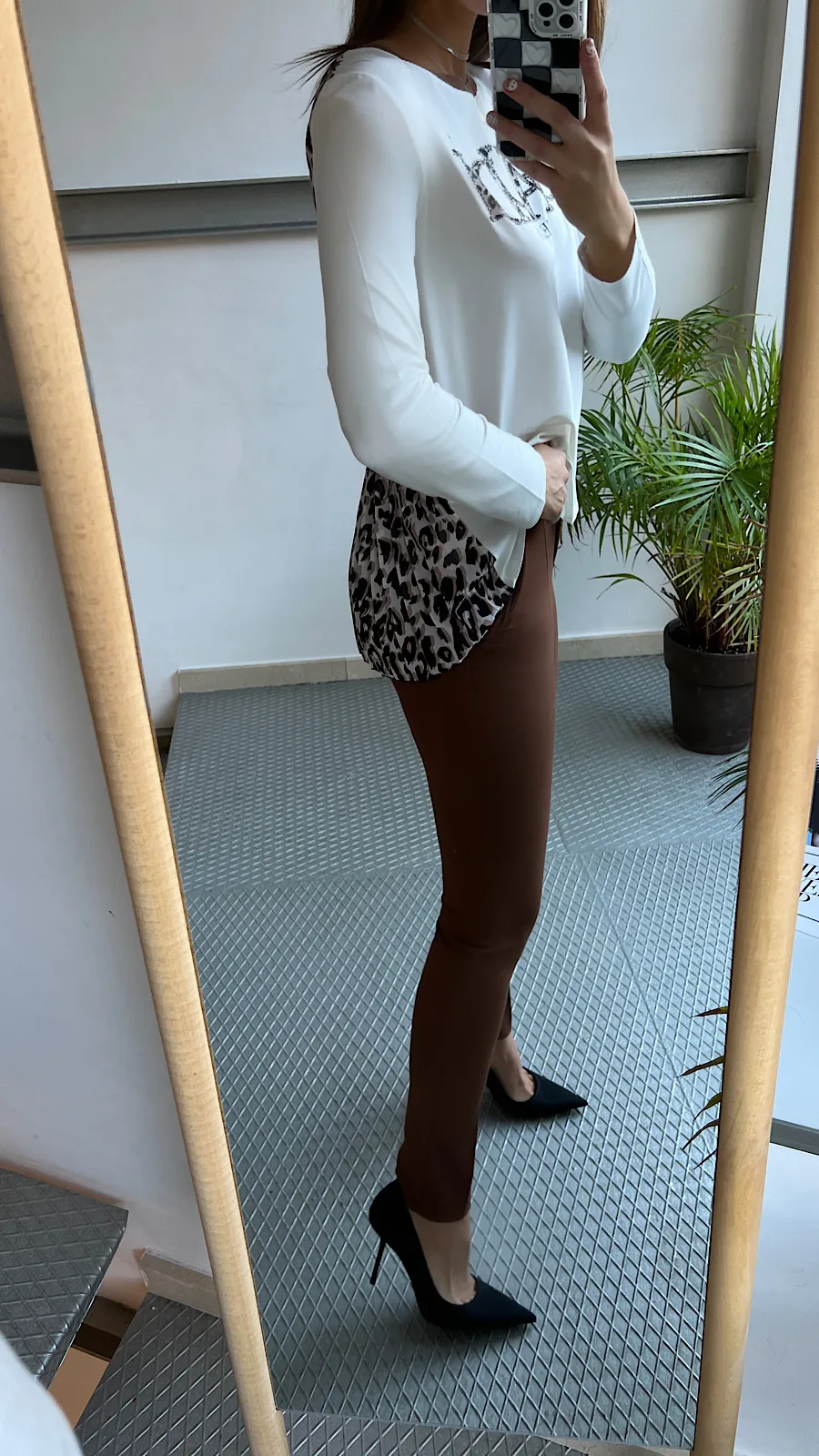 Pantalón Brown Tiro Alto
