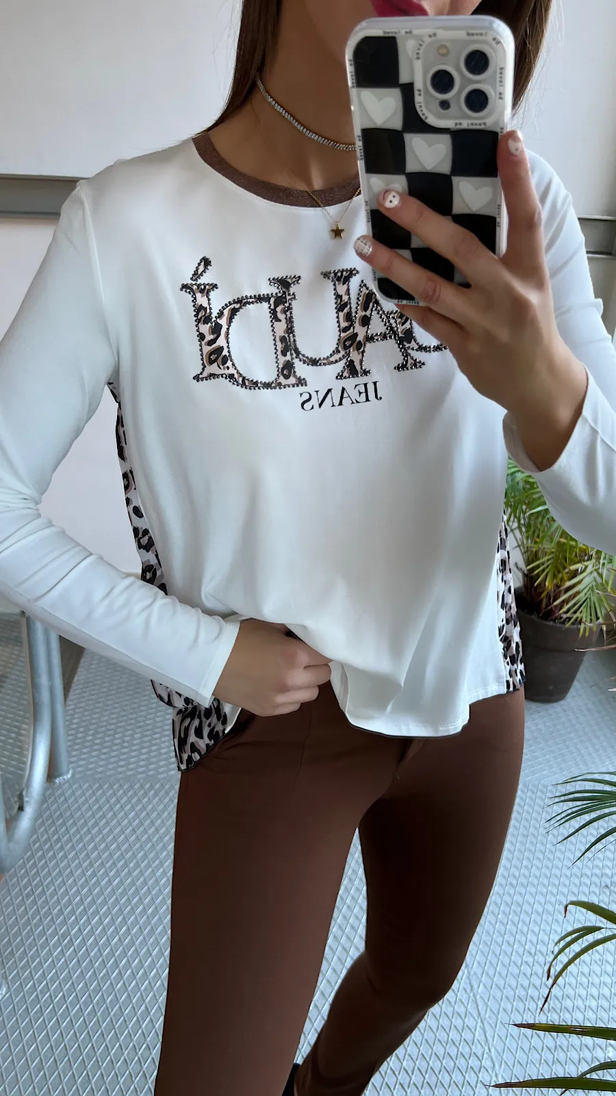 Pantalón Brown Tiro Alto